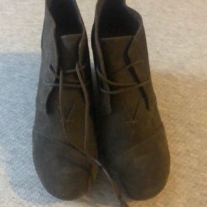COPY - New Toms wedge booties